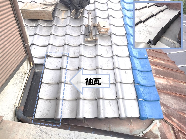 阪南市　袖瓦②
